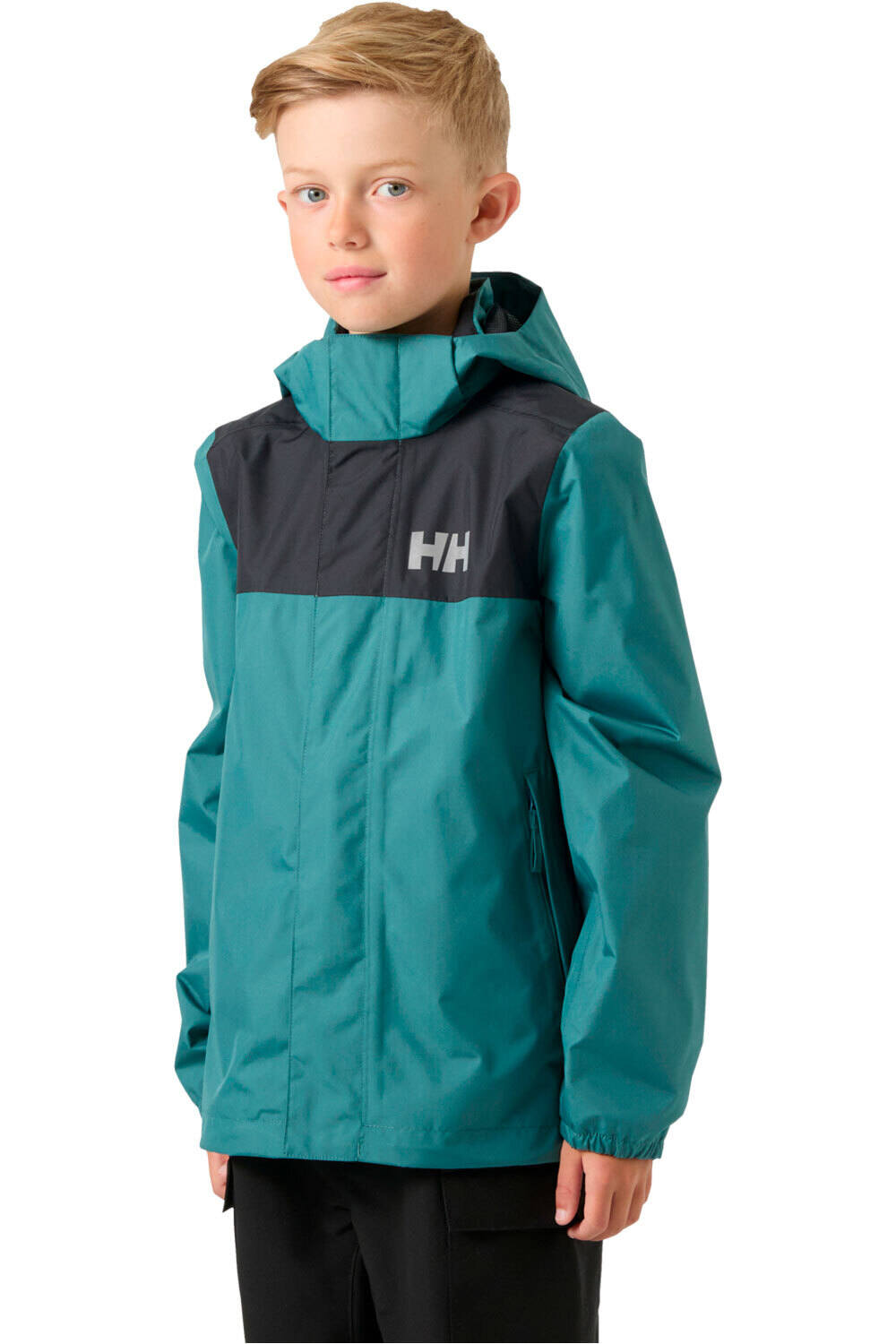 Helly Hansen chaqueta impermeable niño JR VANCOUVER RAIN JACKET vista frontal