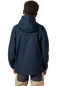 Helly Hansen chaqueta impermeable niño JR VANCOUVER RAIN JACKET vista trasera