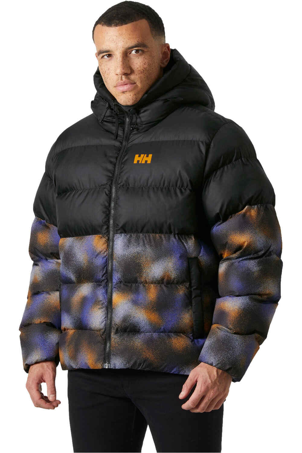 Helly Hansen chaqueta outdoor hombre OSLO GRAPHIC PUFFY vista frontal