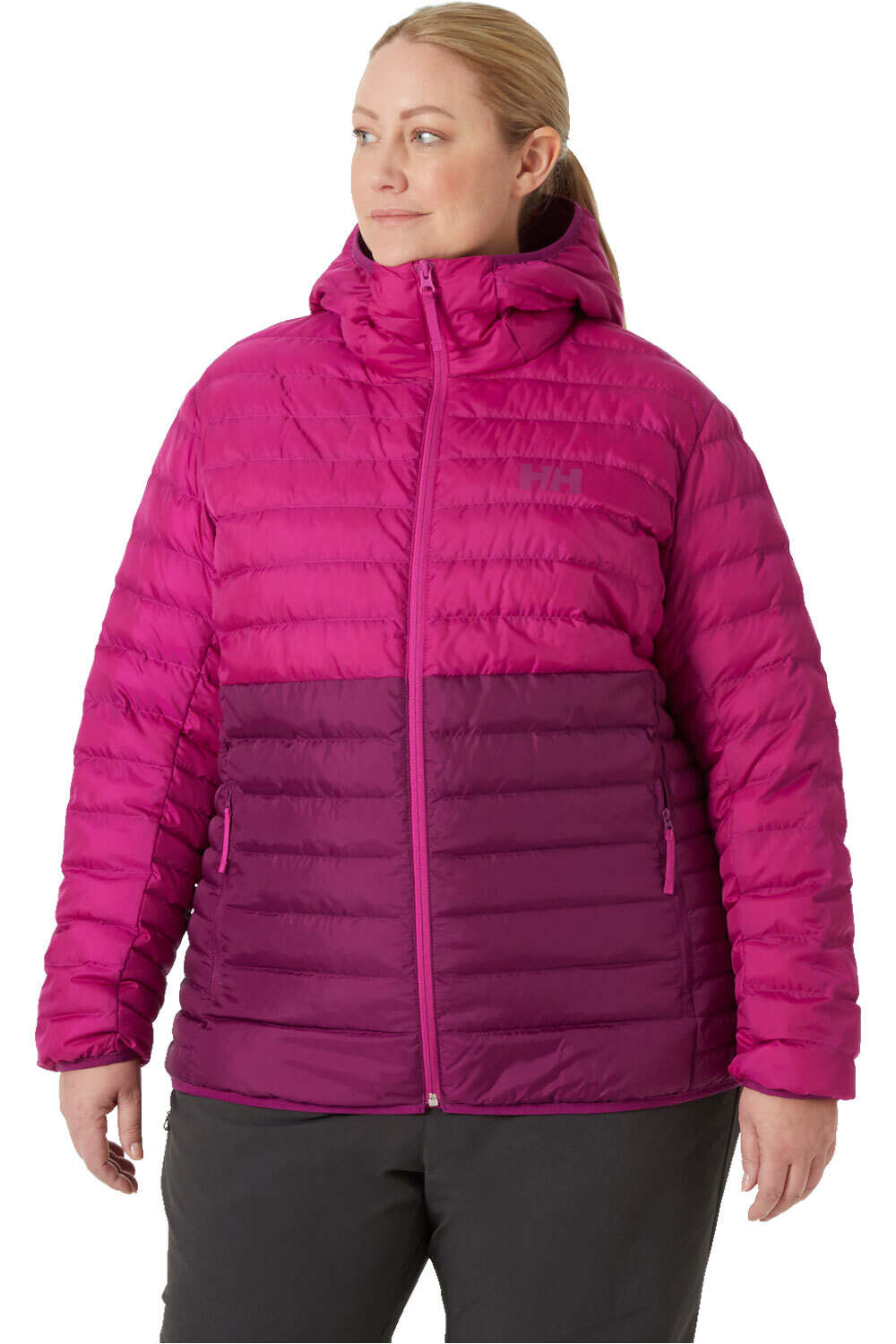 Helly Hansen chaqueta outdoor mujer W BANFF HOODED PLUS INSULATOR vista frontal