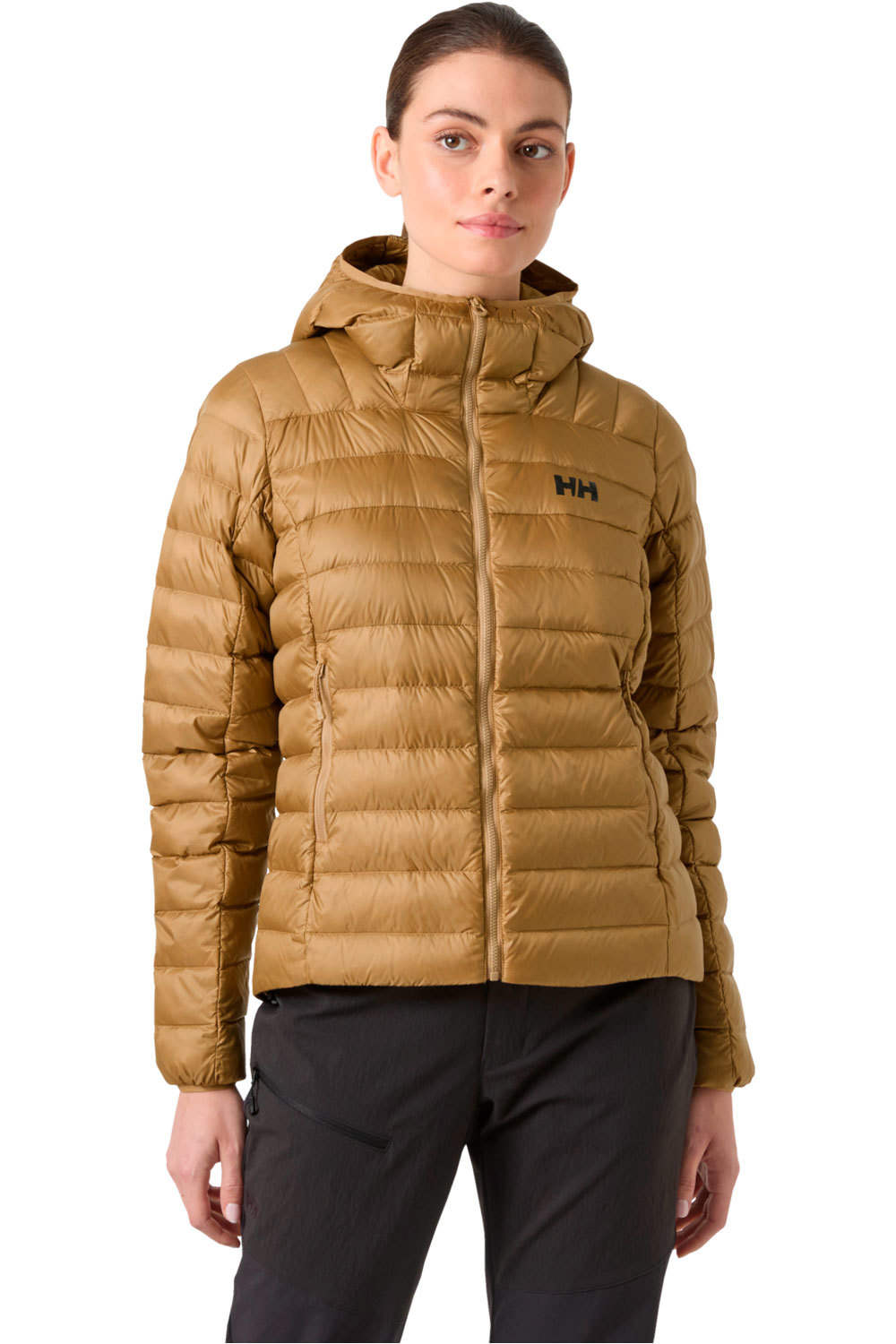Helly Hansen chaqueta outdoor mujer W VERGLAS HOODED DOWN 2.0 vista frontal