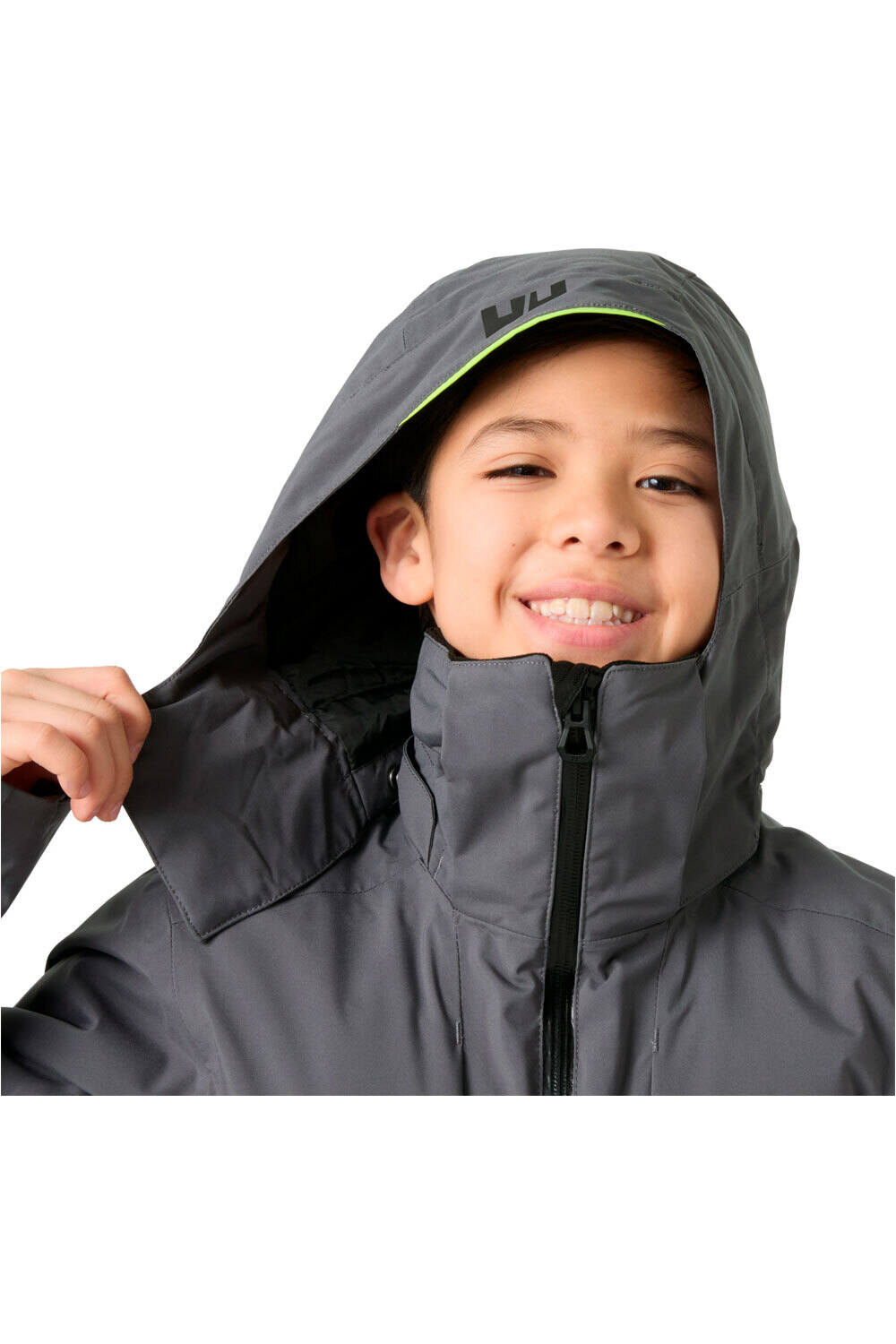 Helly Hansen chaqueta outdoor niño JR ALPHA JACKET vista detalle