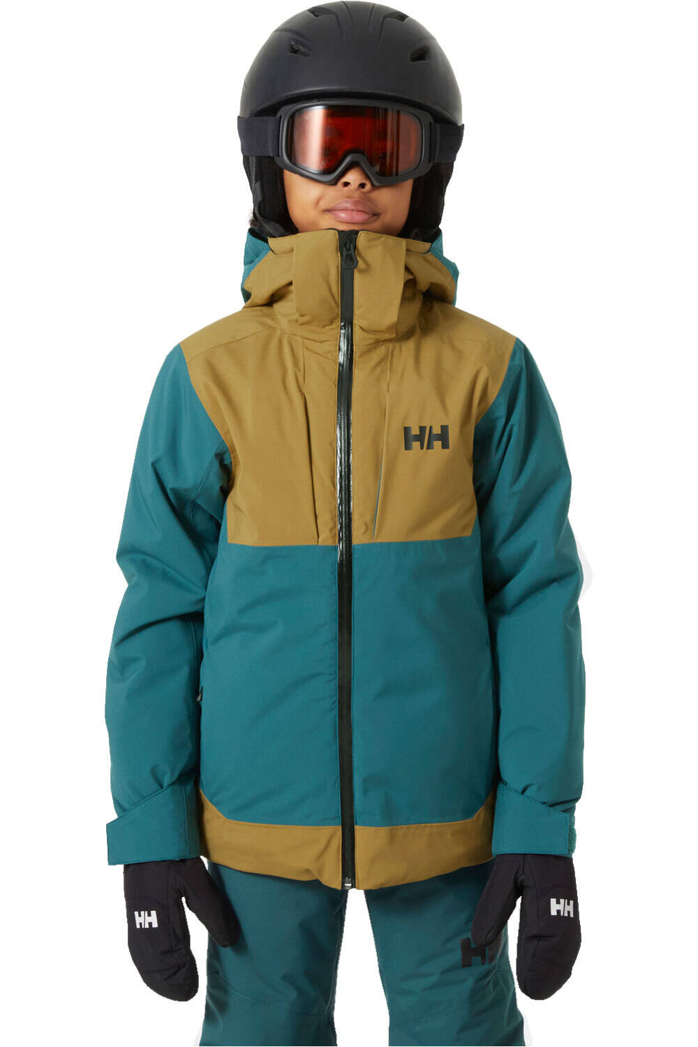 Helly Hansen chaqueta outdoor niño JR ALPHA JACKET vista frontal