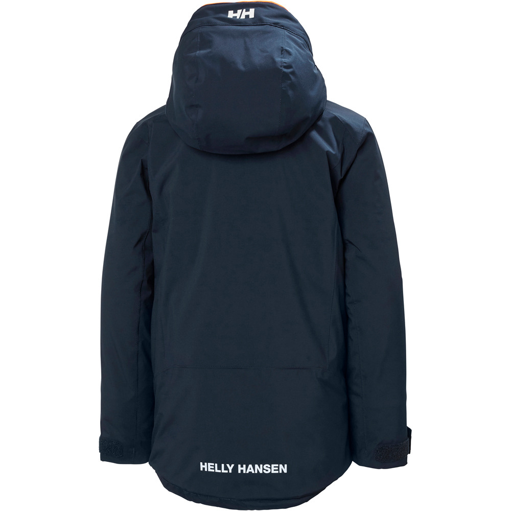 Helly Hansen chaqueta outdoor niño JR ALPHA JACKET vista trasera