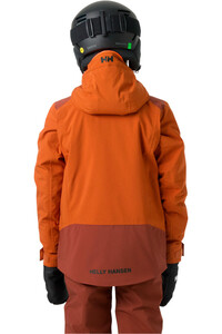 Helly Hansen chaqueta outdoor niño JR ALPHA JACKET vista trasera