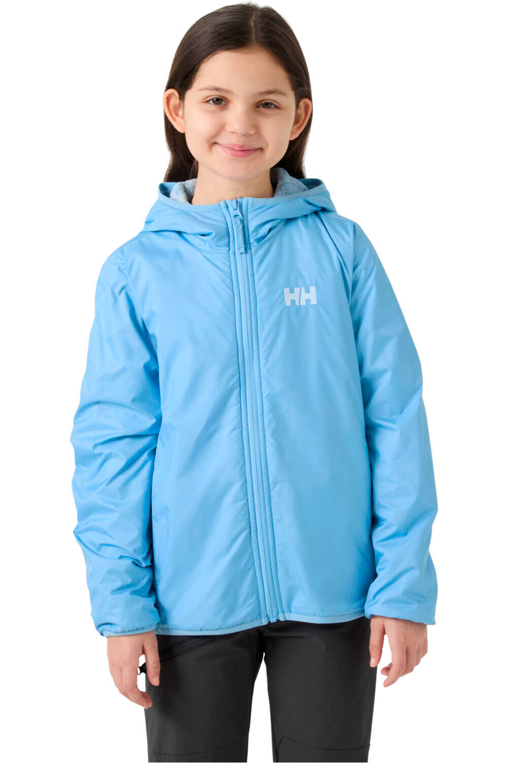 Helly Hansen chaqueta outdoor niño JR CHILL HOODED JACKET vista frontal