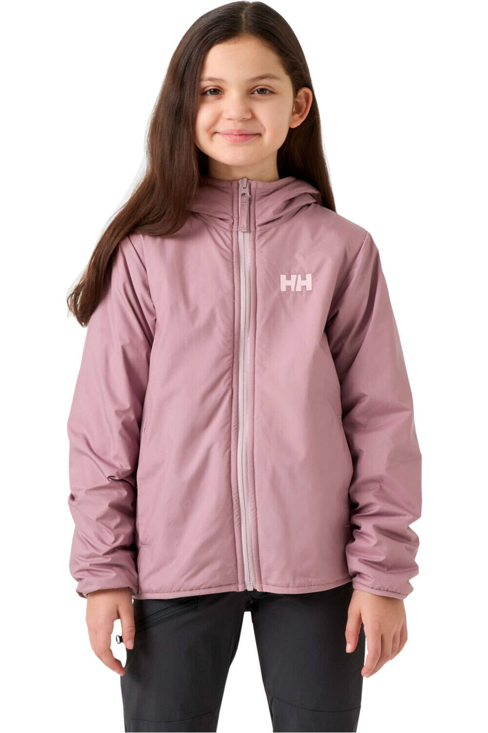 Helly Hansen chaqueta outdoor niño JR CHILL HOODED JACKET vista frontal