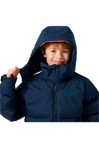 Helly Hansen chaqueta outdoor niño JR KVITFJELL RACE PUFFY JACKET vista detalle