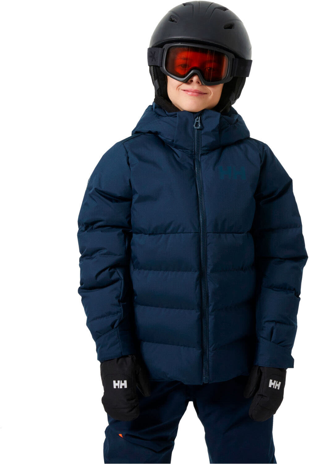 Helly Hansen chaqueta outdoor niño JR KVITFJELL RACE PUFFY JACKET vista frontal