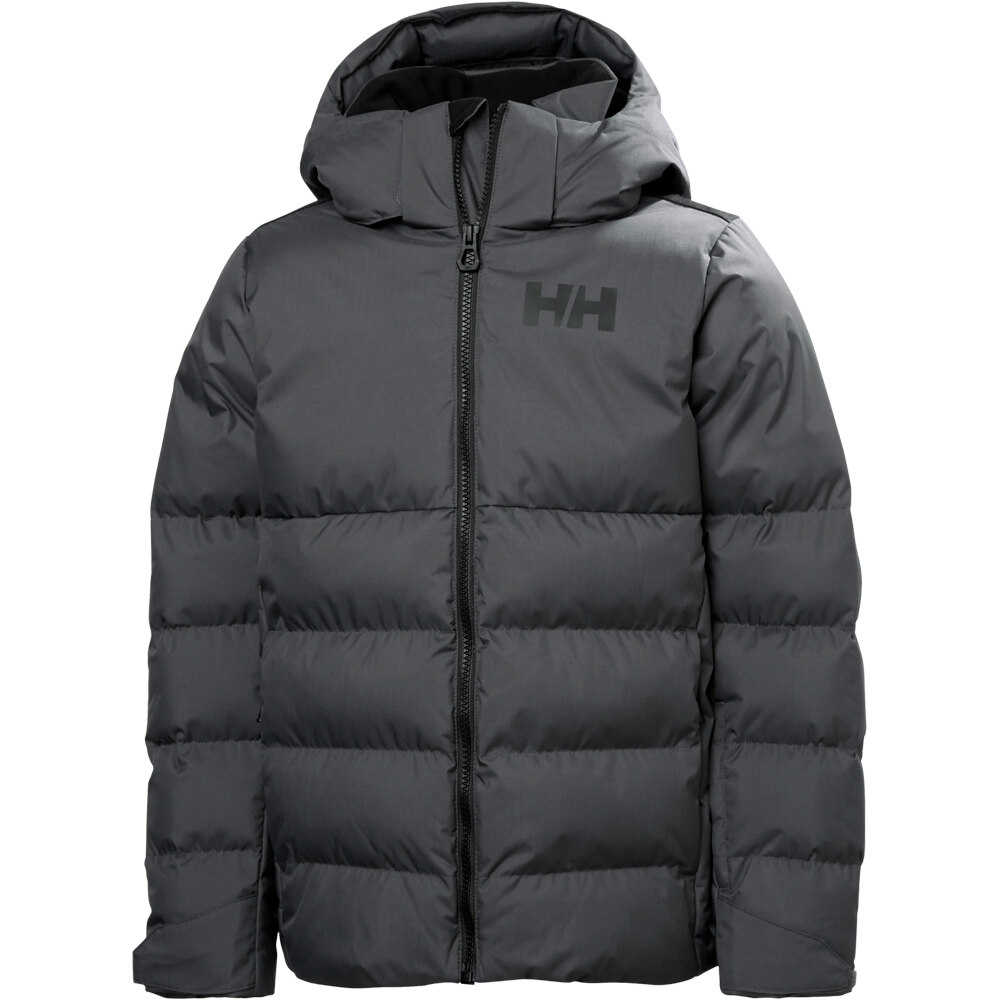 Helly Hansen chaqueta outdoor niño JR KVITFJELL RACE PUFFY JACKET vista frontal