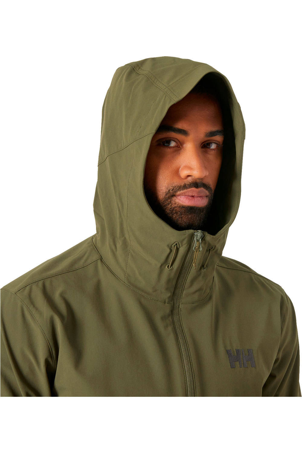 Helly Hansen chaqueta softshell hombre BLAZE SOFTSHELL HOOD vista detalle