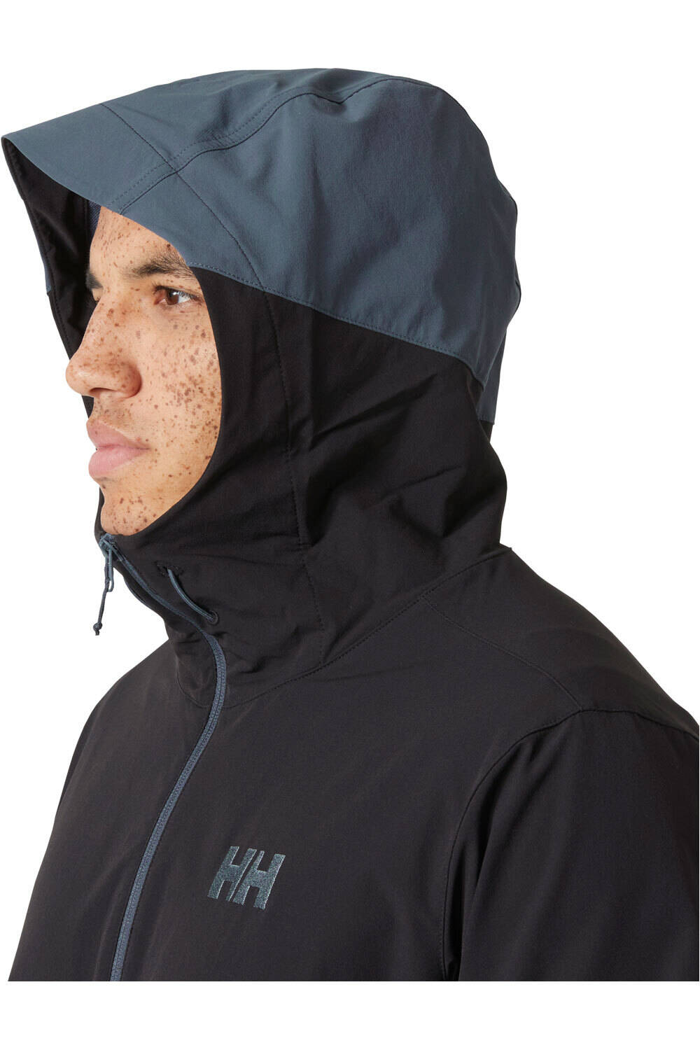 Helly Hansen chaqueta softshell hombre BLAZE SOFTSHELL HOOD vista detalle