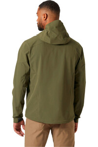 Helly Hansen chaqueta softshell hombre BLAZE SOFTSHELL HOOD vista trasera
