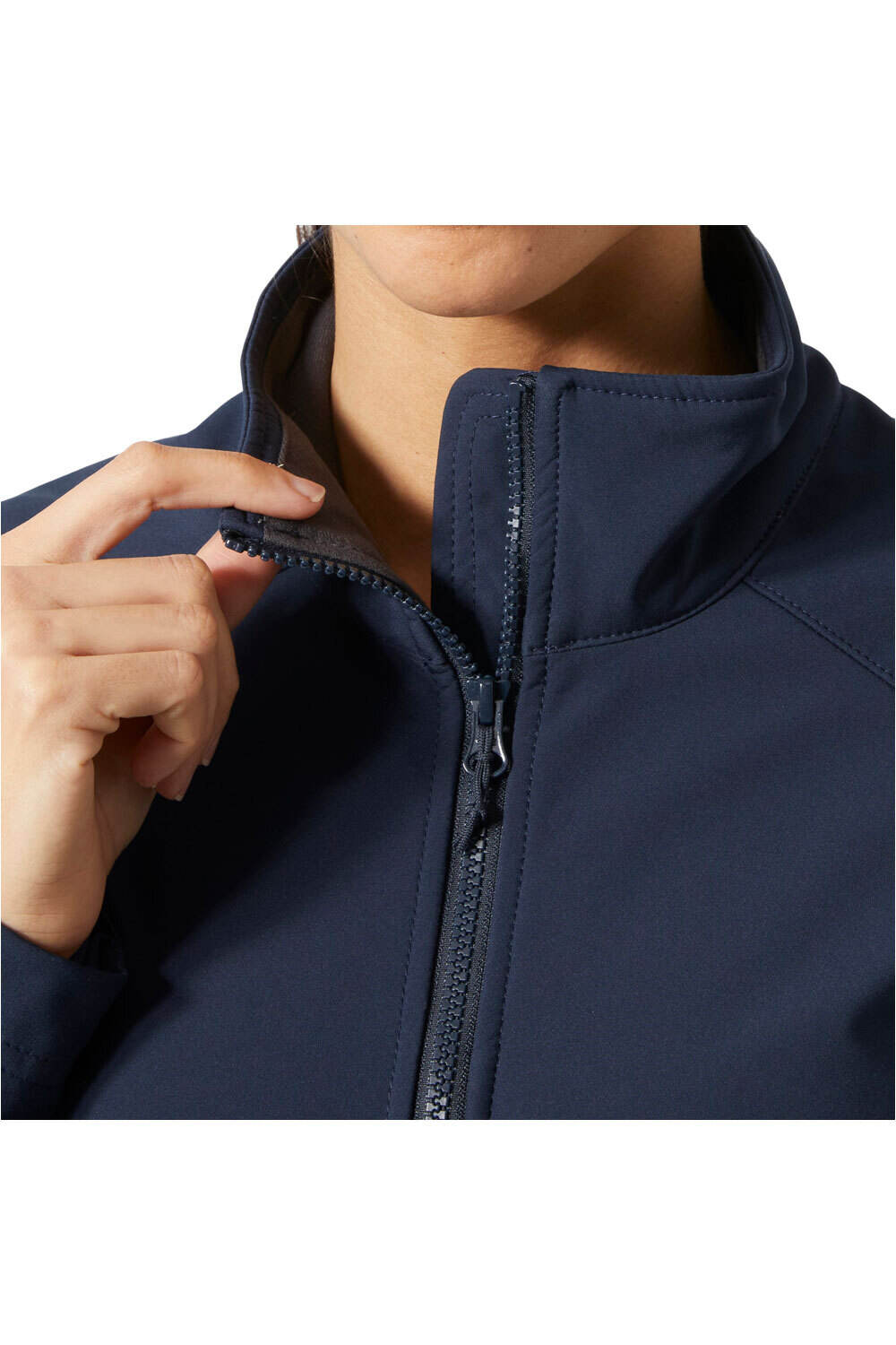 Helly Hansen chaqueta softshell mujer W PARAMOUNT SOFTSHELL JACKET vista detalle