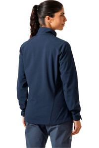 Helly Hansen chaqueta softshell mujer W PARAMOUNT SOFTSHELL JACKET vista trasera