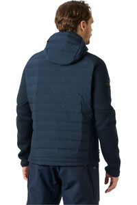 Helly Hansen chaquetas hombre SKAGEN HYBRID KNIT INSULATOR vista trasera