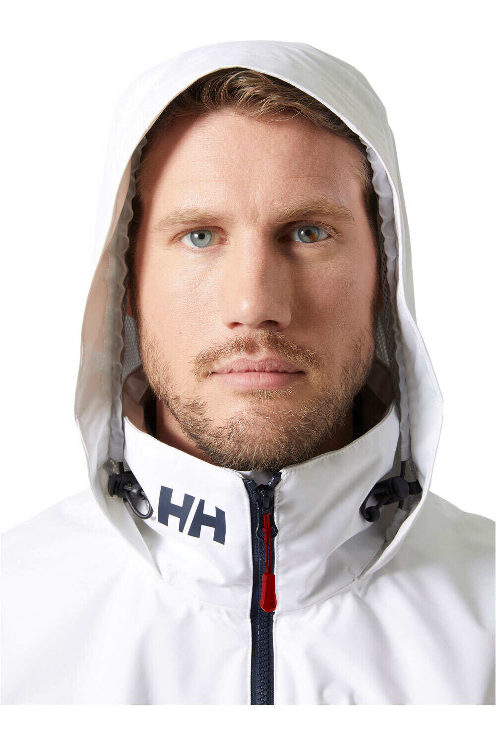 Helly Hansen chubasquero hombre CREW HOODED JACKET 2.0 vista detalle