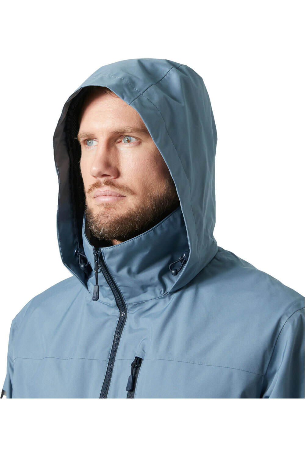 Helly Hansen chubasquero hombre CREW HOODED JACKET 2.0 vista detalle
