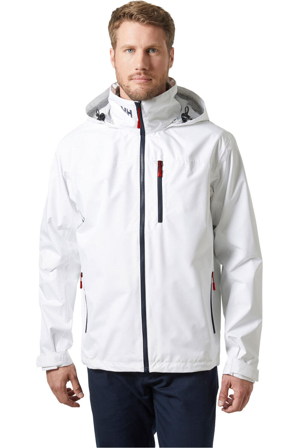 Helly Hansen chubasquero hombre CREW HOODED JACKET 2.0 vista frontal