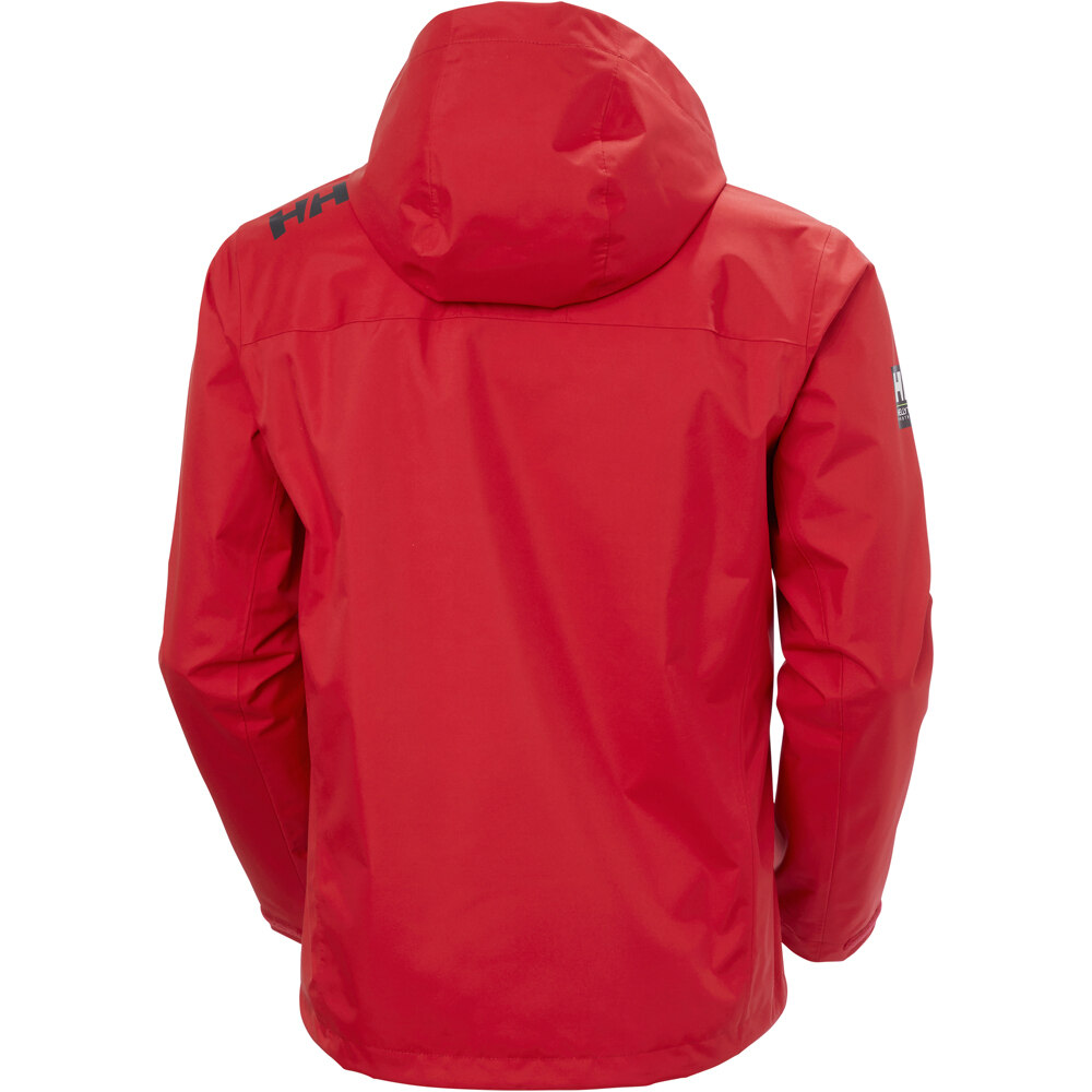 Helly Hansen chubasquero hombre CREW HOODED JACKET 2.0 vista trasera