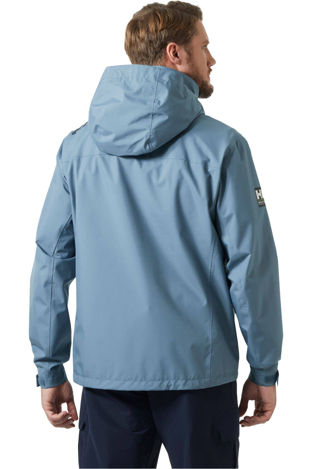 Helly Hansen chubasquero hombre CREW HOODED JACKET 2.0 vista trasera