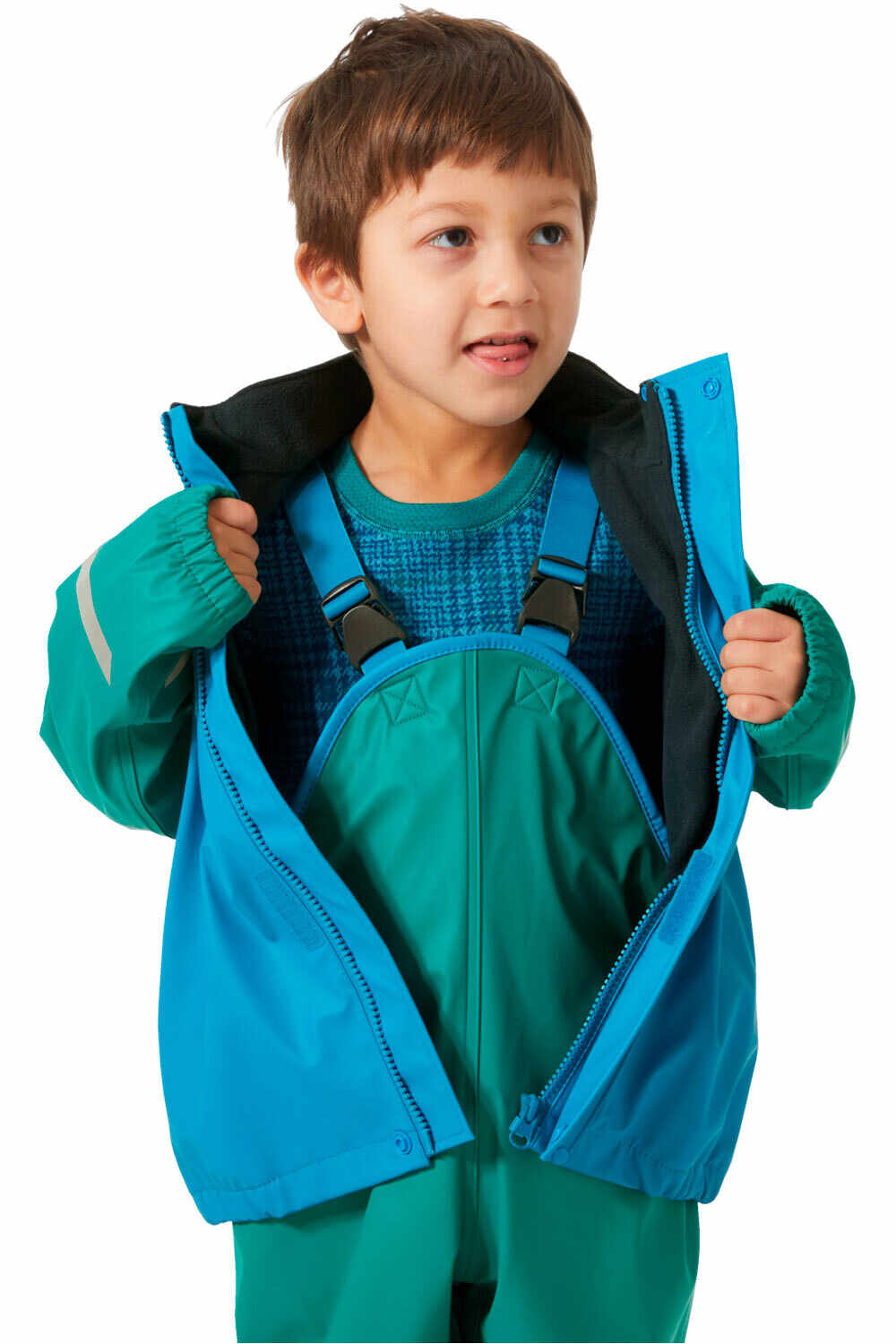 Helly Hansen conjunto esquí infantil K BERGEN FLEECE PU RAINSET 2.0 04