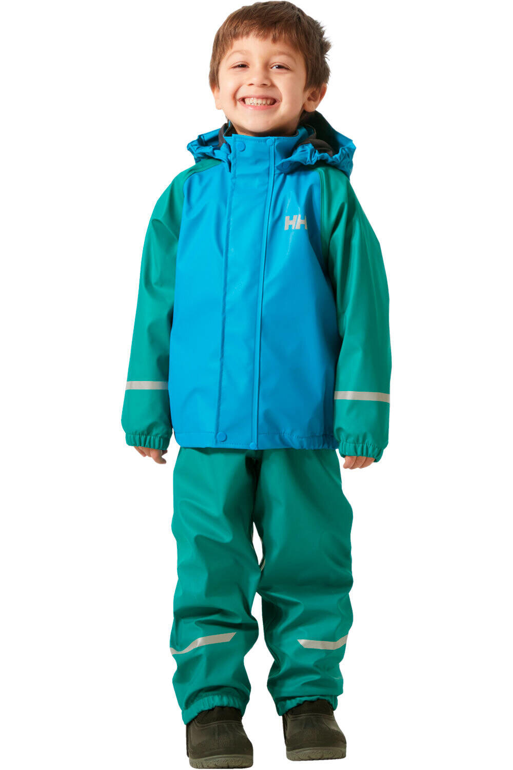 Helly Hansen conjunto esquí infantil K BERGEN FLEECE PU RAINSET 2.0 vista frontal