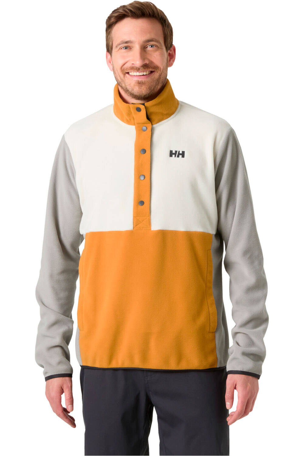 Helly Hansen forro polar hombre DAYBREAKER SNAP PULLOVER vista detalle