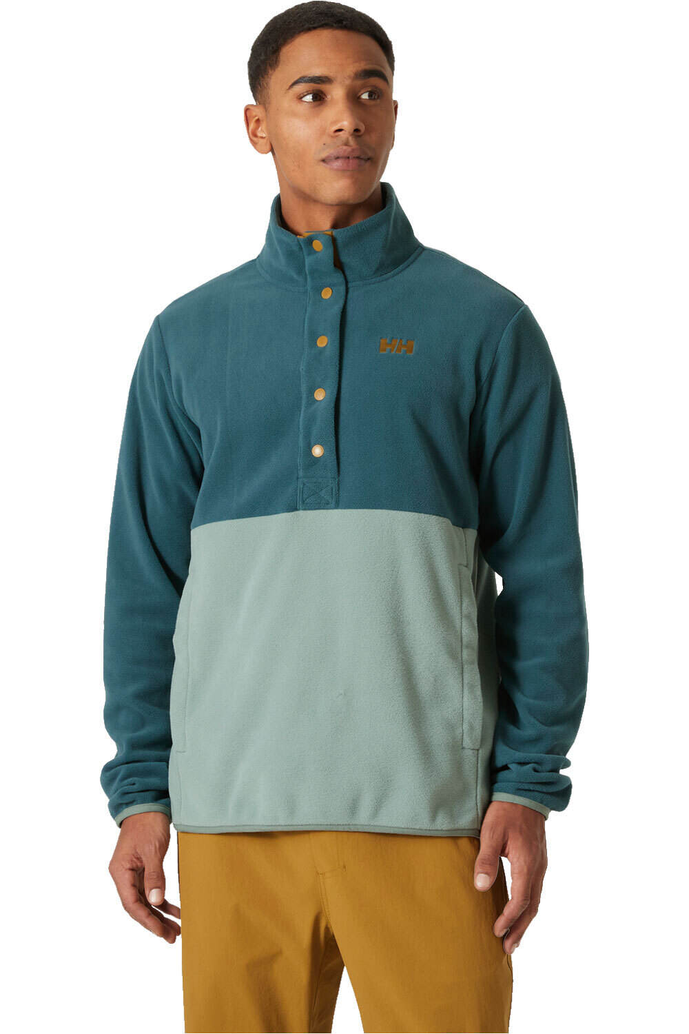 Helly Hansen forro polar hombre DAYBREAKER SNAP PULLOVER vista frontal