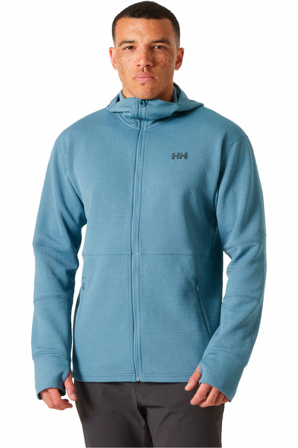Helly Hansen forro polar hombre EVOLVED AIR HOODED MIDLAYER vista frontal
