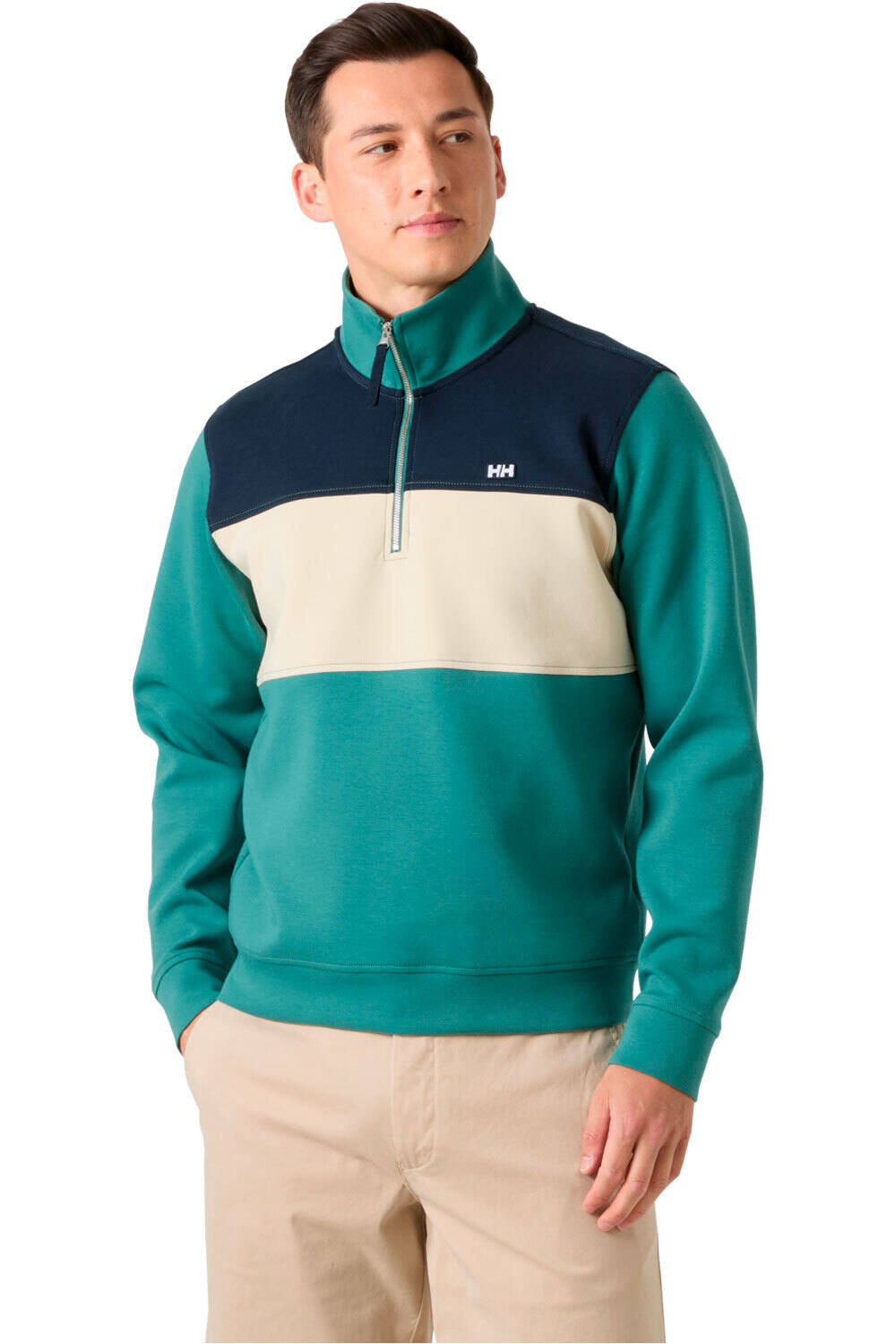 Helly Hansen forro polar hombre KOSTER SWEAT 1/2 ZIP vista frontal