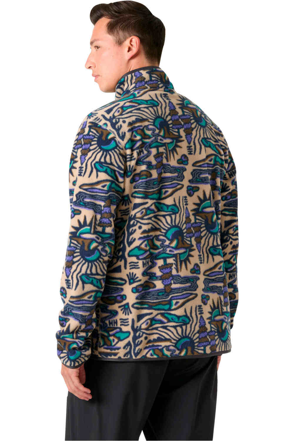 Helly Hansen forro polar hombre MARIDALEN PRINTED FLEECE vista trasera