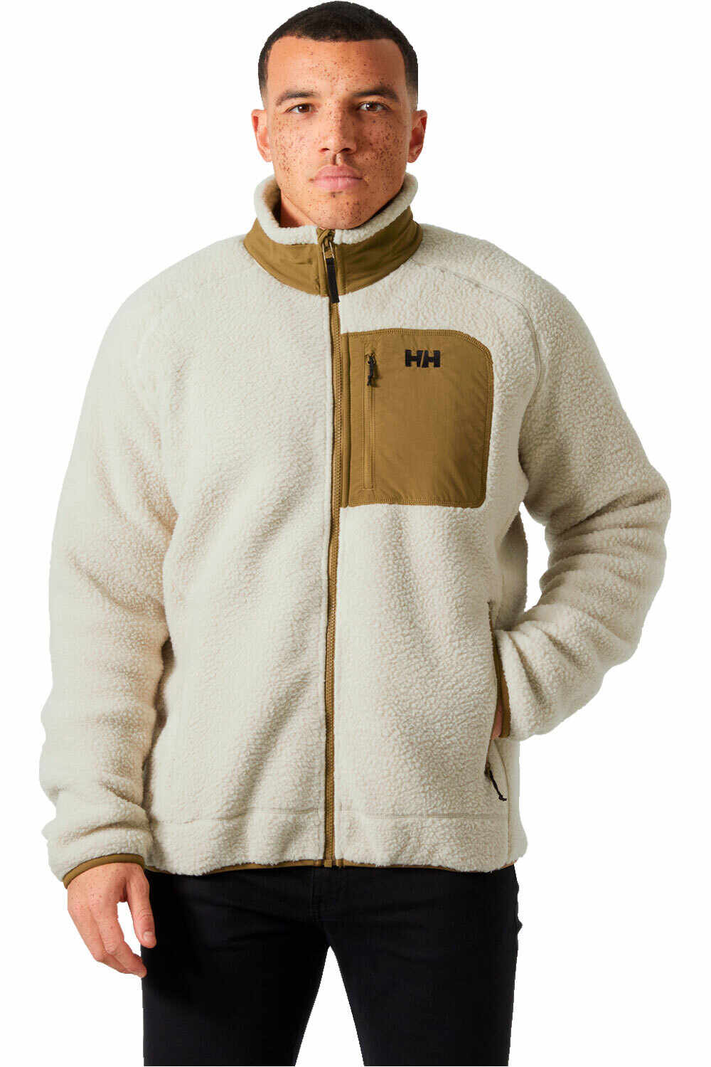 Helly Hansen forro polar hombre PANORAMA PILE BLOCK JACKET vista frontal