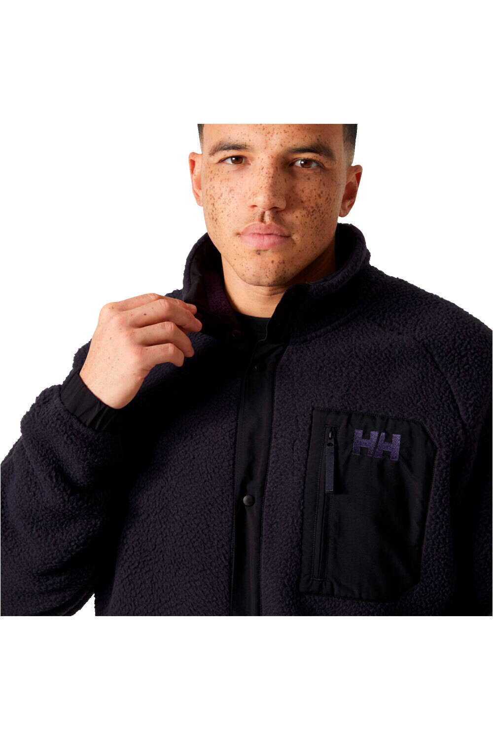 Helly Hansen forro polar hombre PANORAMA PILE SNAP vista detalle