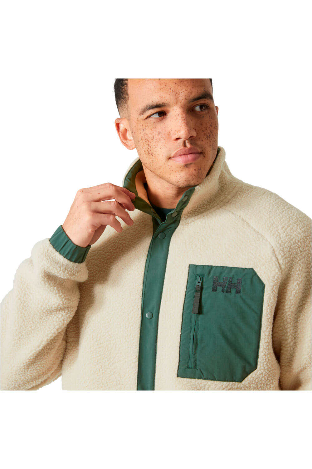 Helly Hansen forro polar hombre PANORAMA PILE SNAP vista detalle