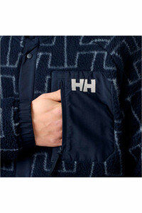 Helly Hansen forro polar hombre PANORAMA PRINTED PILE SNAP vista detalle