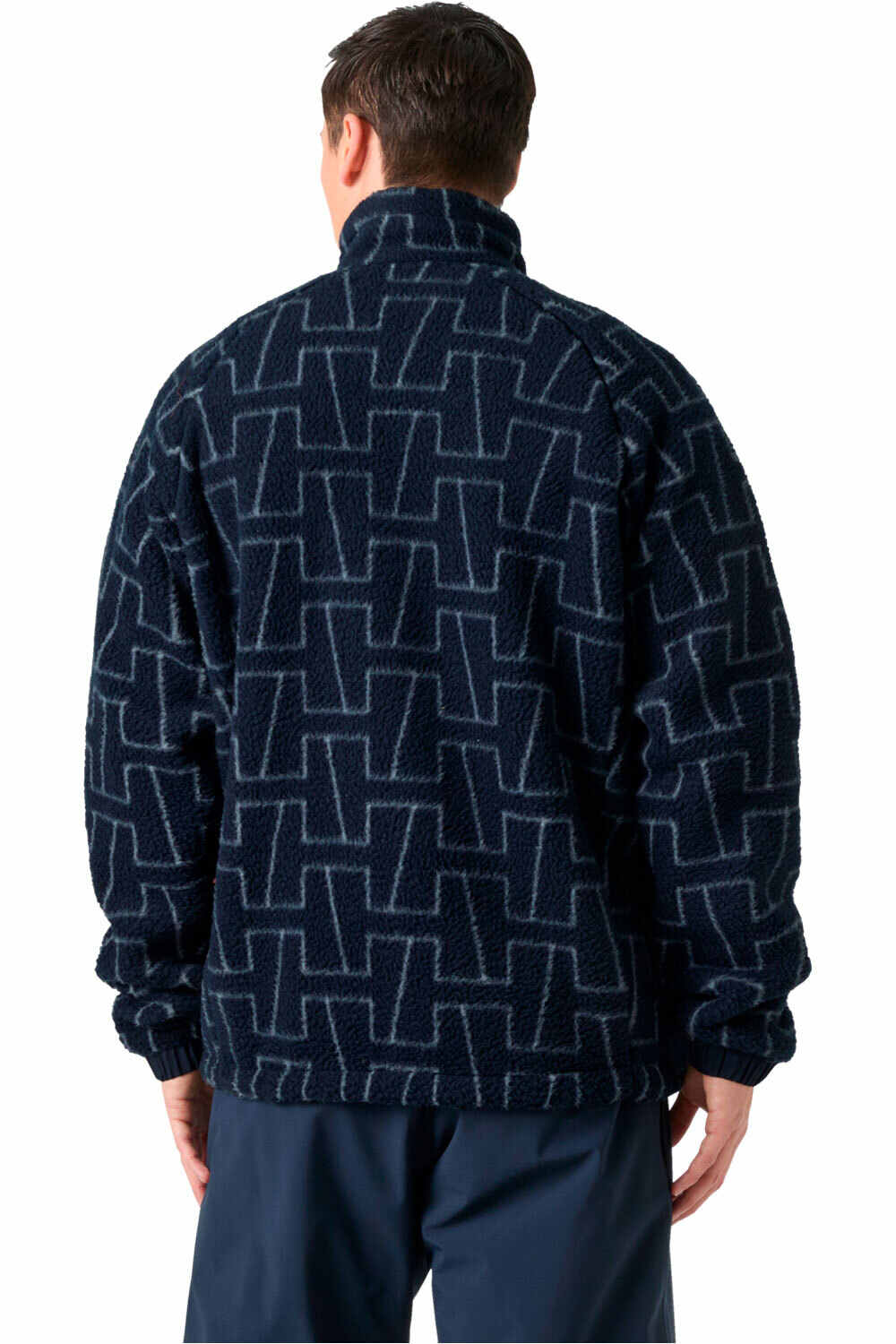 Helly Hansen forro polar hombre PANORAMA PRINTED PILE SNAP vista trasera