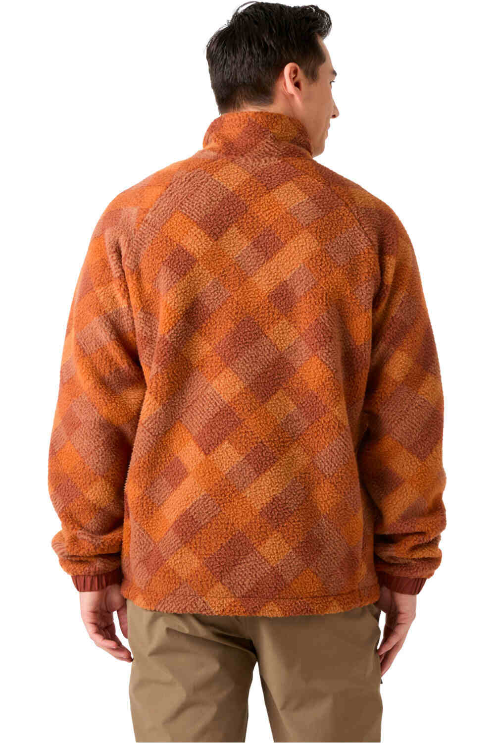 Helly Hansen forro polar hombre PANORAMA PRINTED PILE SNAP vista trasera