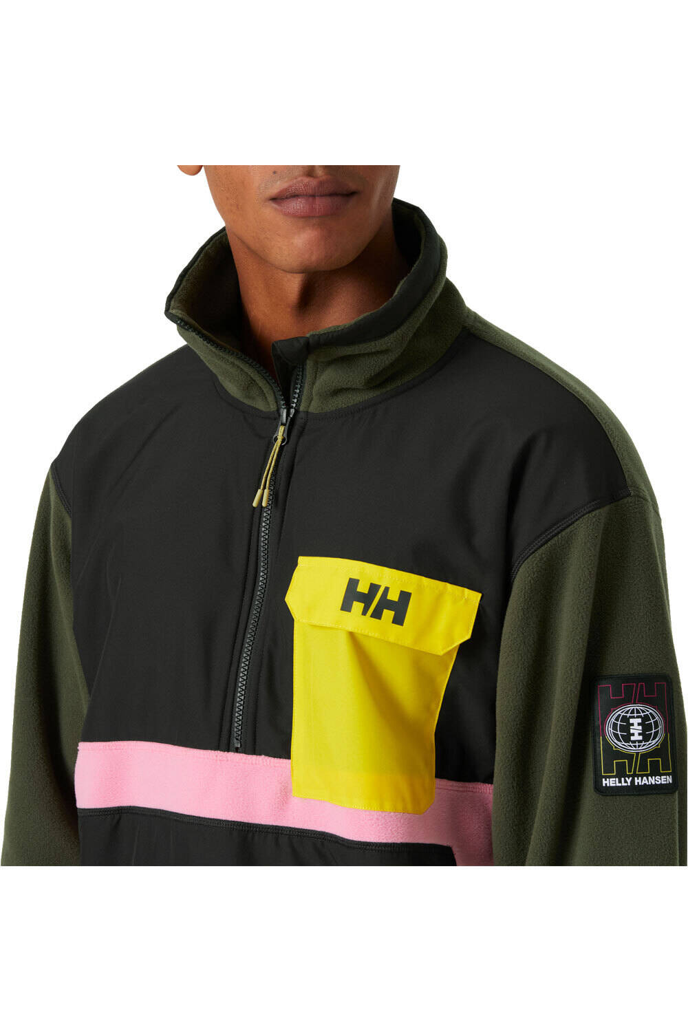 Helly Hansen forro polar hombre PLAY 1/2 ZIP FLEECE vista detalle