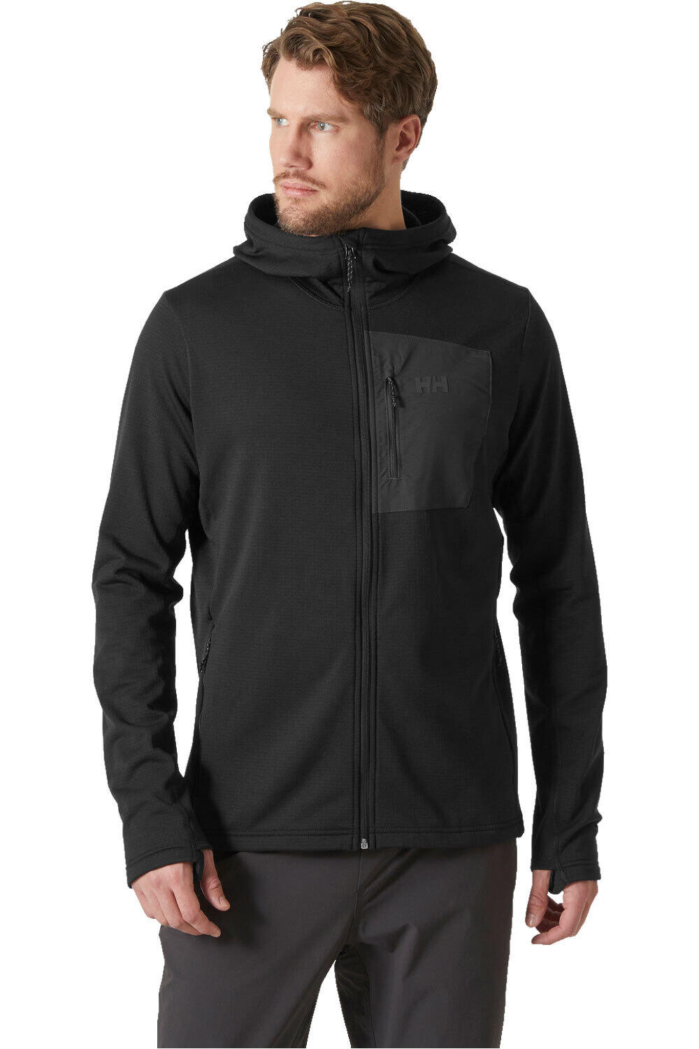 Helly Hansen forro polar hombre VERSALITE HOODED FLEECE JACKET vista frontal