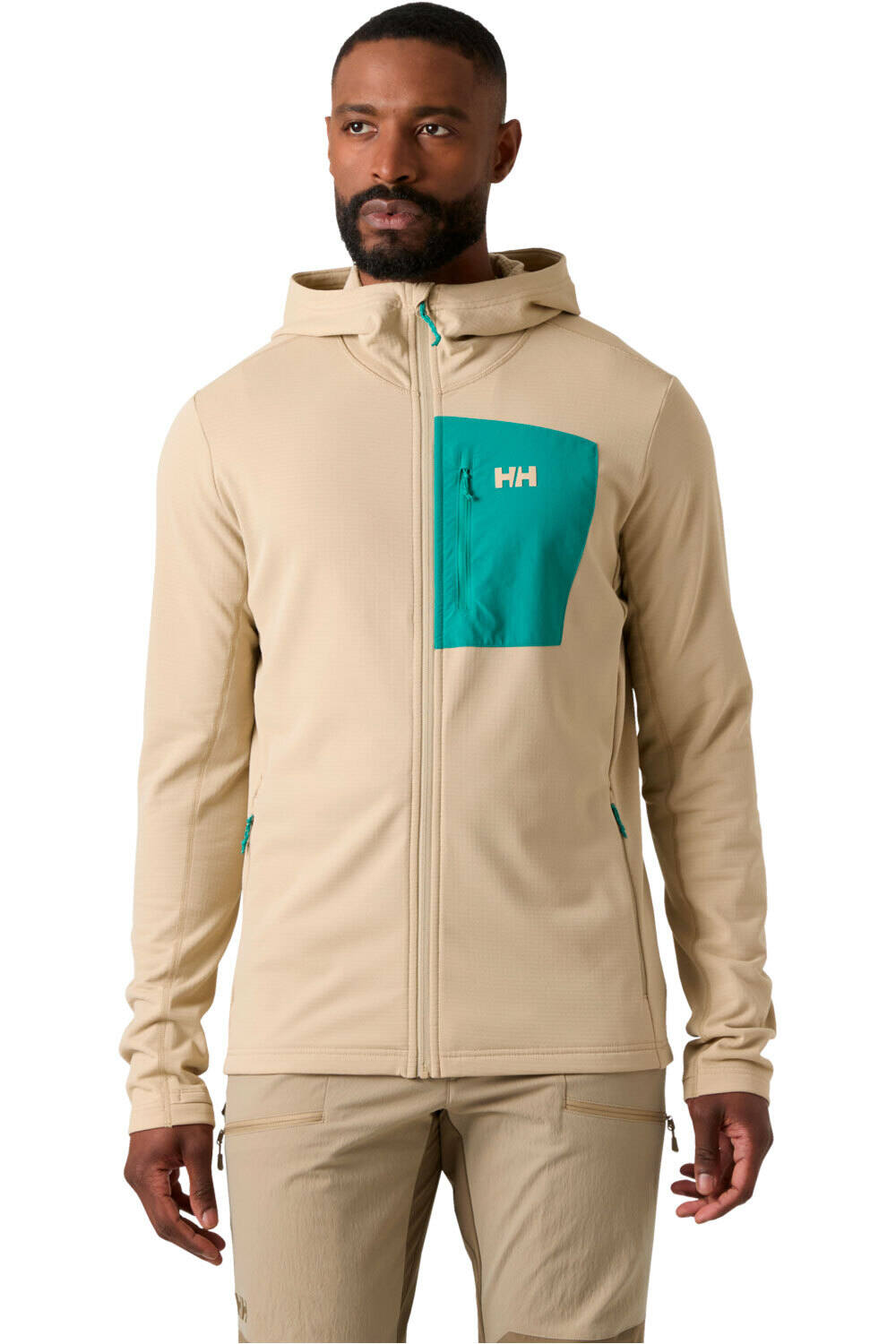 Helly Hansen forro polar hombre VERSALITE HOODED FLEECE JACKET vista frontal