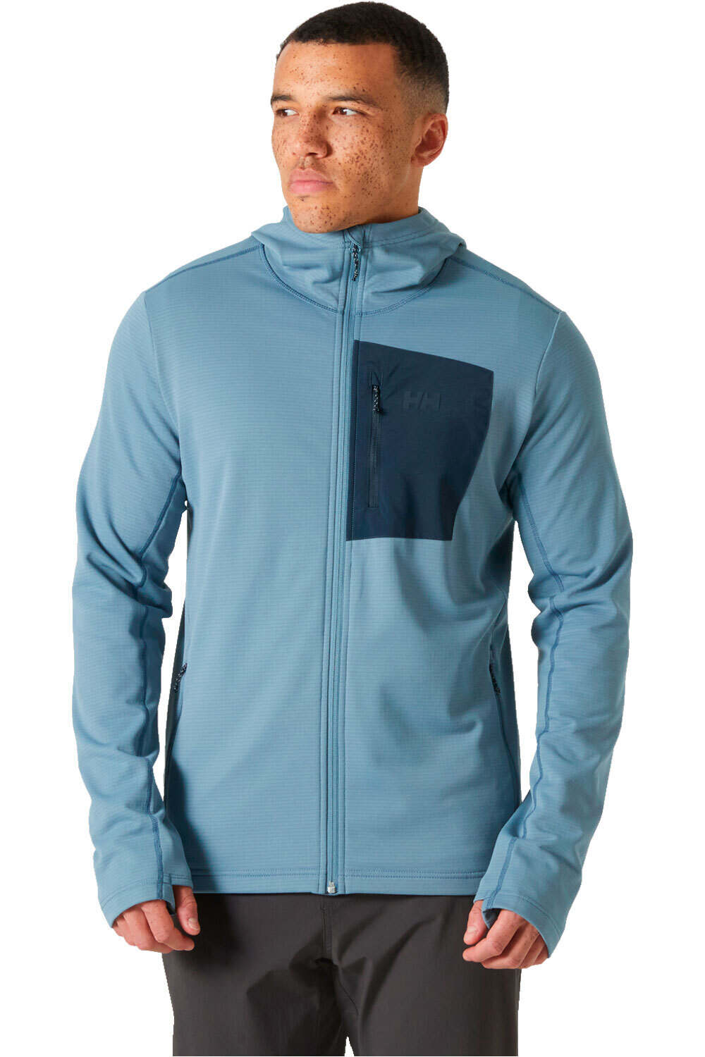 Helly Hansen forro polar hombre VERSALITE HOODED FLEECE JACKET vista frontal