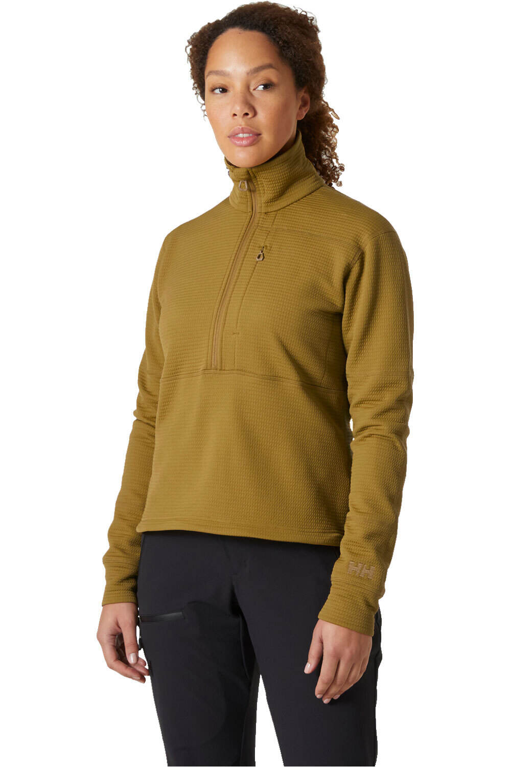 Helly Hansen forro polar mujer W EVOLVED AIR 1/2 ZIP vista frontal