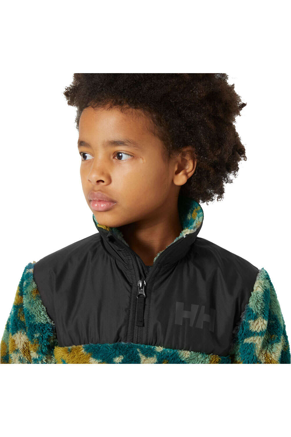 Helly Hansen forro polar niño JR CHAMP 1/2 ZIP MIDLAYER vista detalle