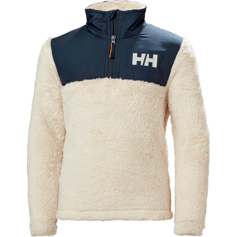 Helly Hansen forro polar niño JR CHAMP 1/2 ZIP MIDLAYER vista frontal