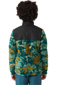 Helly Hansen forro polar niño JR CHAMP 1/2 ZIP MIDLAYER vista trasera