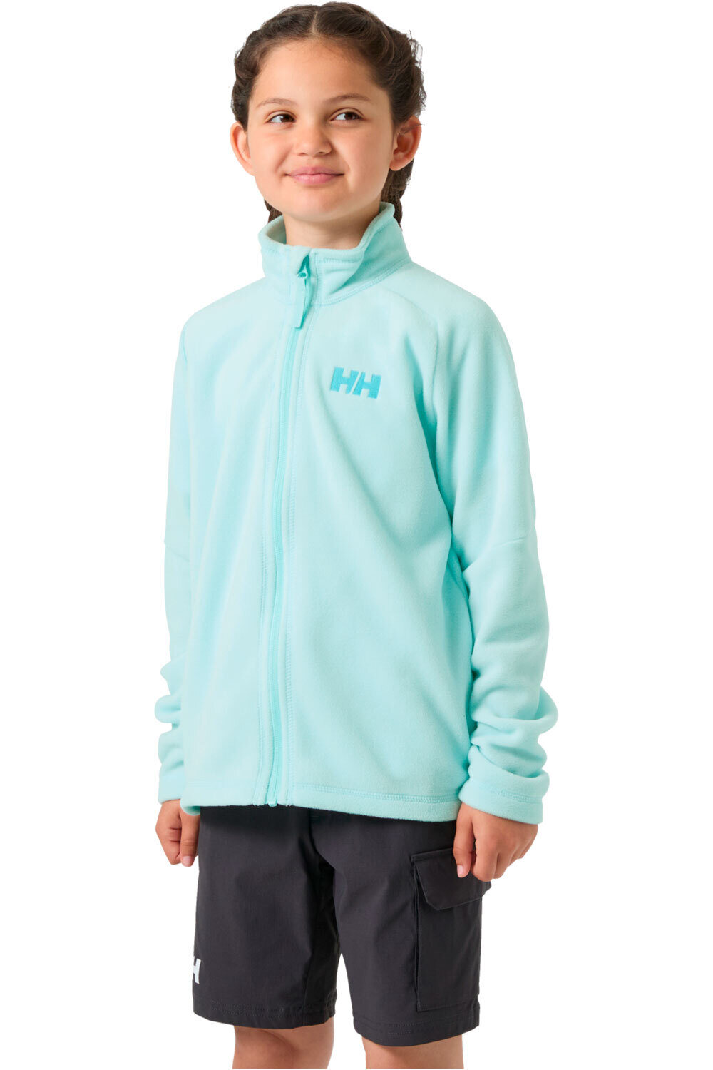 Helly Hansen forro polar niño JR DAYBREAKER 2.0 JACKET vista frontal
