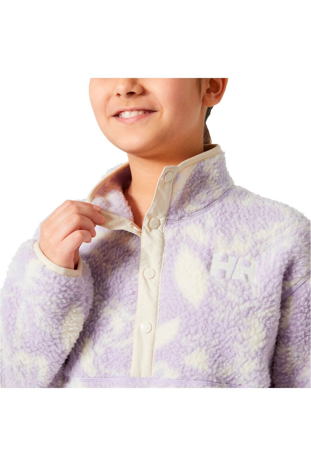Helly Hansen forro polar niño JR FROSTY PILE SWEATER vista detalle