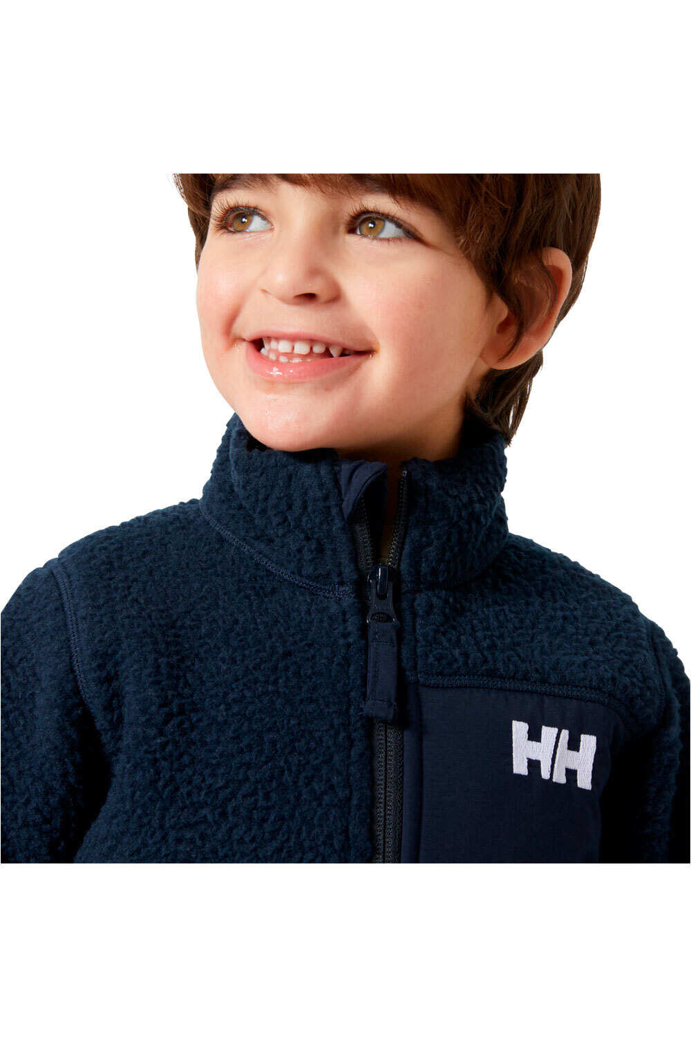 Helly Hansen forro polar niño K CHAMP PILE JACKET 2.0 vista detalle