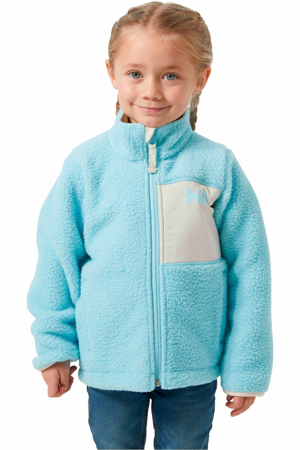 Helly Hansen forro polar niño K CHAMP PILE JACKET 2.0 vista frontal